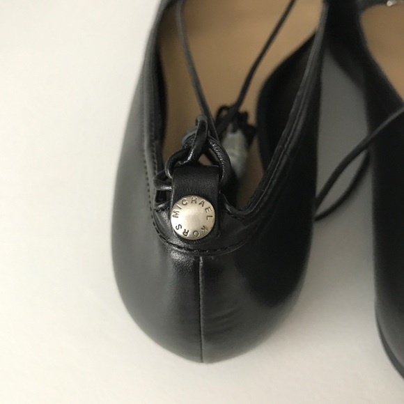 Michael Kors tabby Black flats pointy toe Strappy - Picture 3 of 5